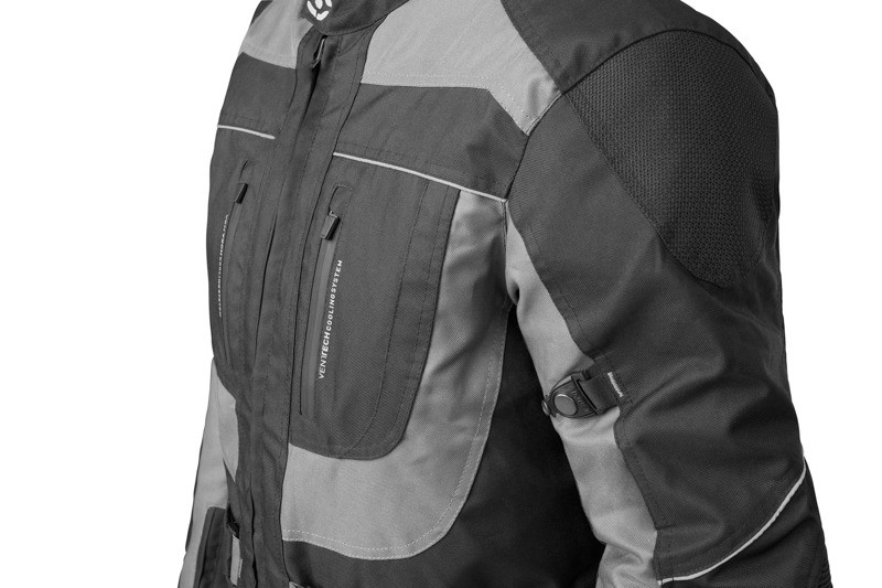 enduro bunda CLIMBER, 4SQUARE, pánská černo-šedá, 4XL