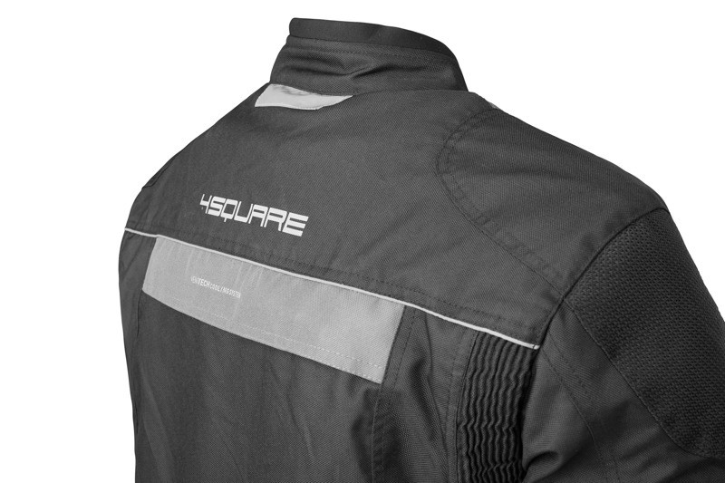 enduro bunda CLIMBER, 4SQUARE, pánská černo-šedá, 4XL