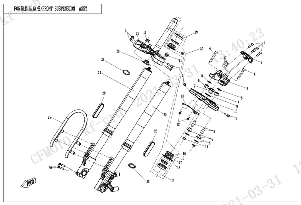 Gufero pístnice tlumiče