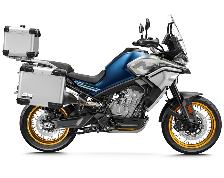 Hliníkové boxy 800MT (sada) - stříbrná