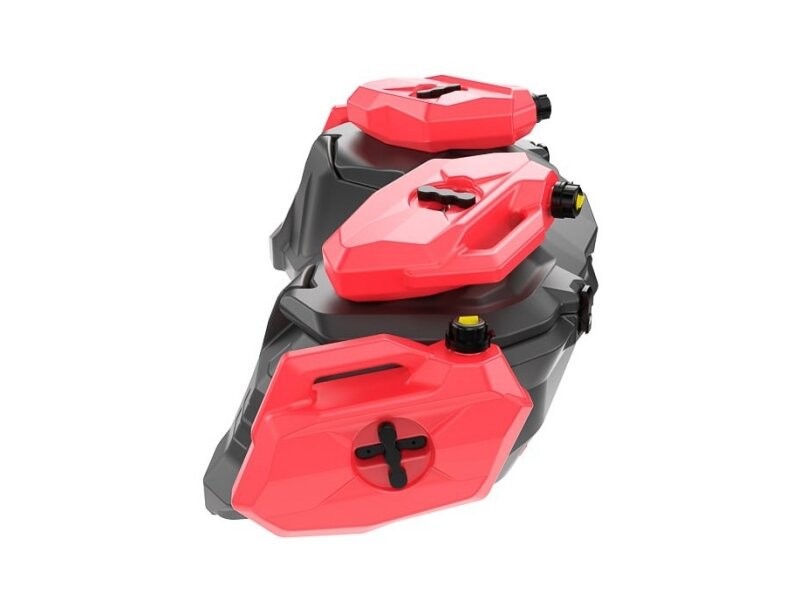 Kanystr Tesseract 5L na box X8-CARGO (červený)