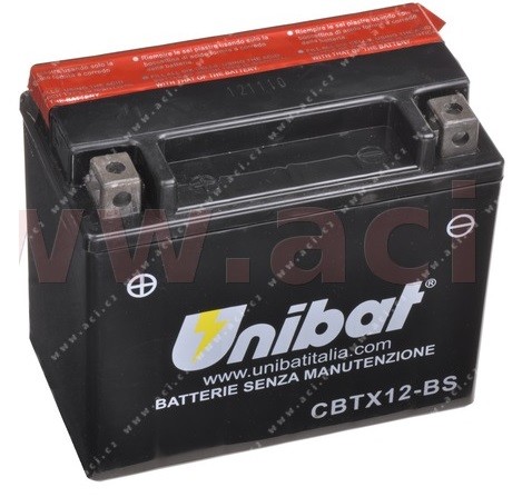 motobaterie 12V, CBTX12-BS, 10Ah