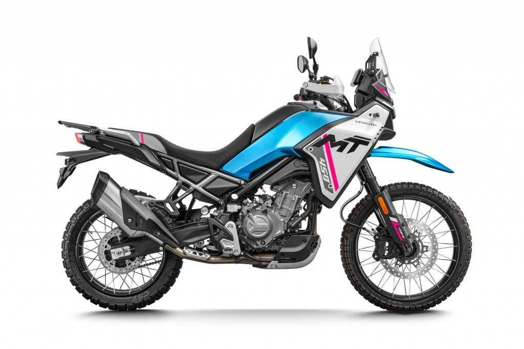 Motocykl CFMOTO 450MT-R modrá