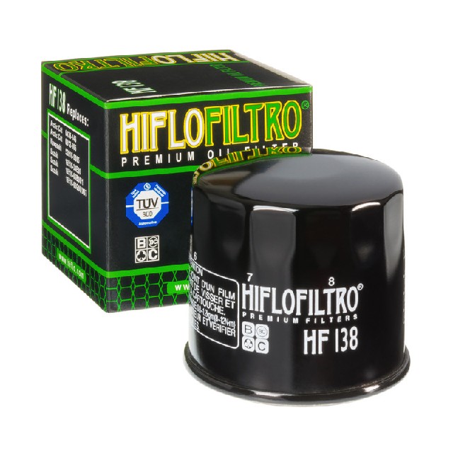 olejový filtr HF 138, HIFLO - arctic cat,  suzuki