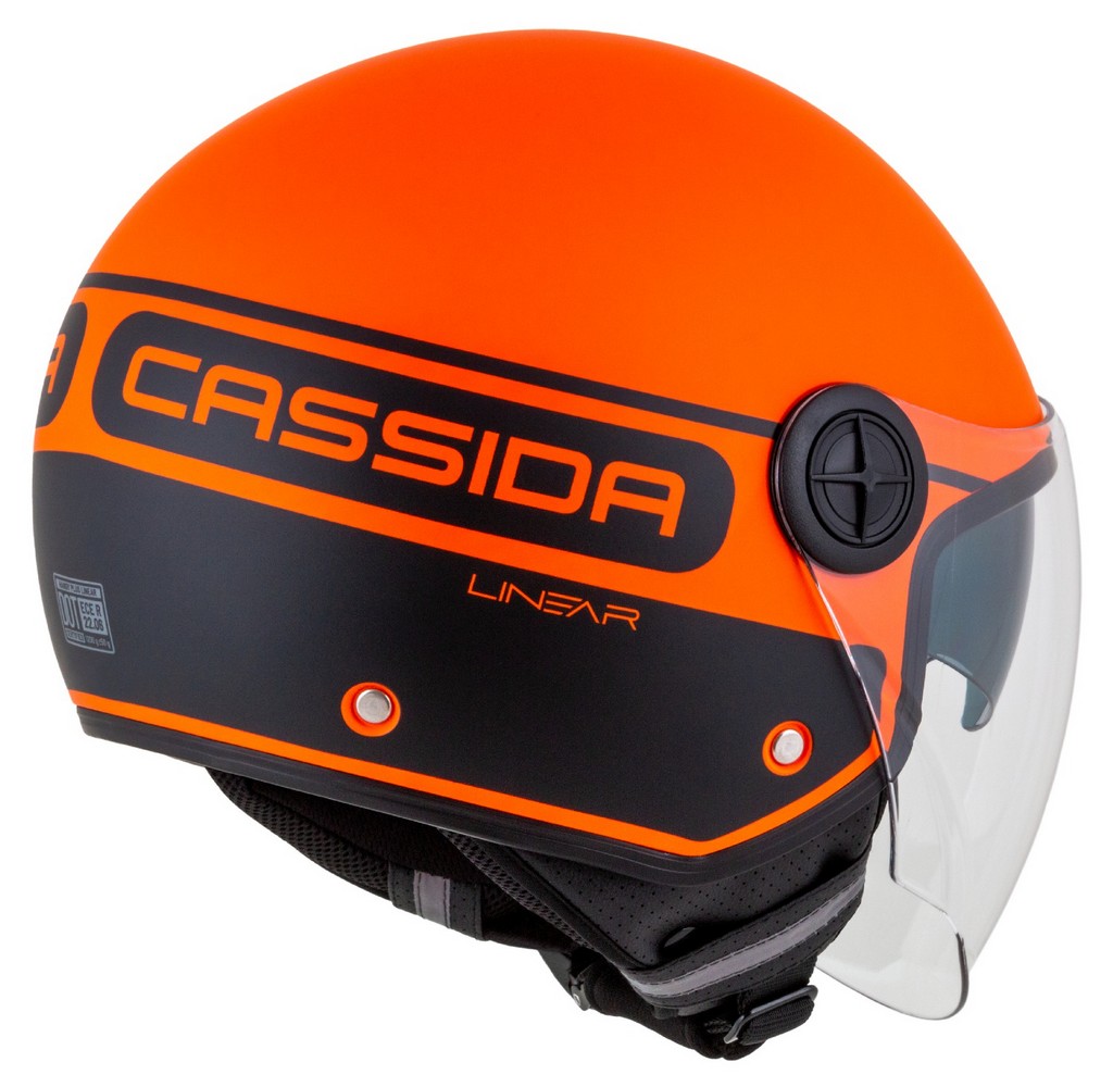 Přilba Handy Plus Linear, CASSIDA (oranžová matná/černá, vel.S)