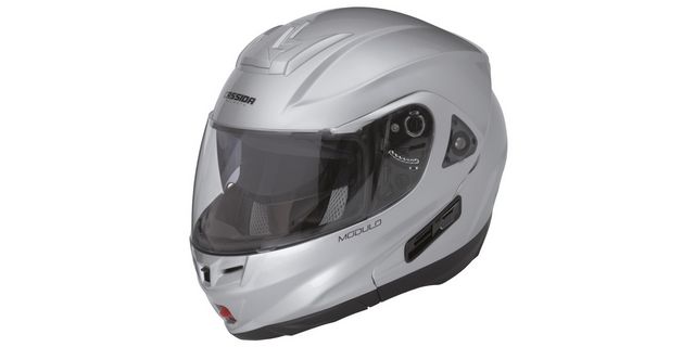 přilba Modulo, CASSIDA, velikost XL, stříbrná titanum