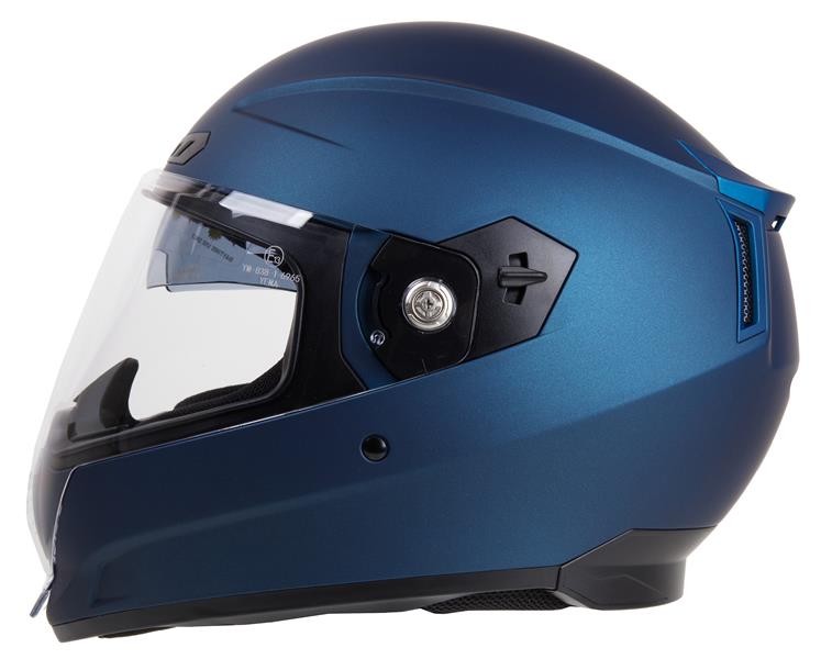 Přilba RIDERO integrální matná modrá, S