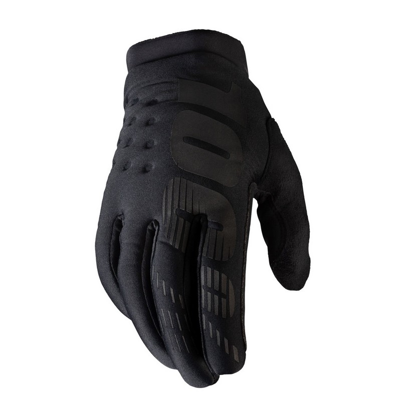 rukavice  BRISKER, 100% dámské (černá/šedá, vel. L)
