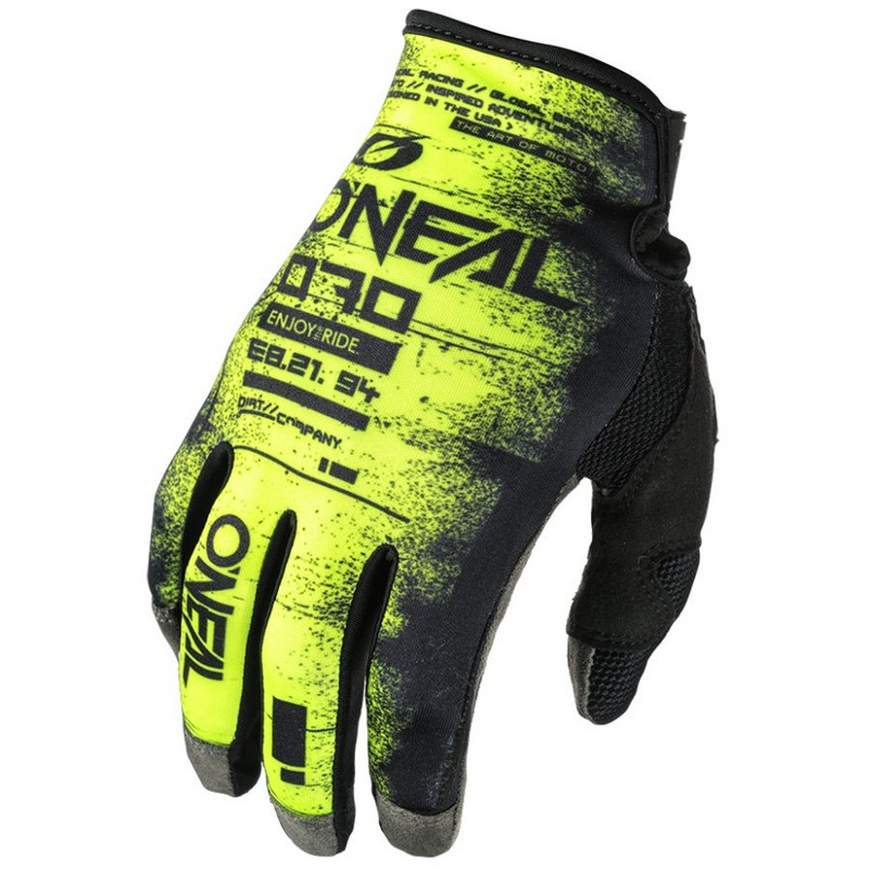 rukavice O´Neal Mayhem Scarz black/yellow
