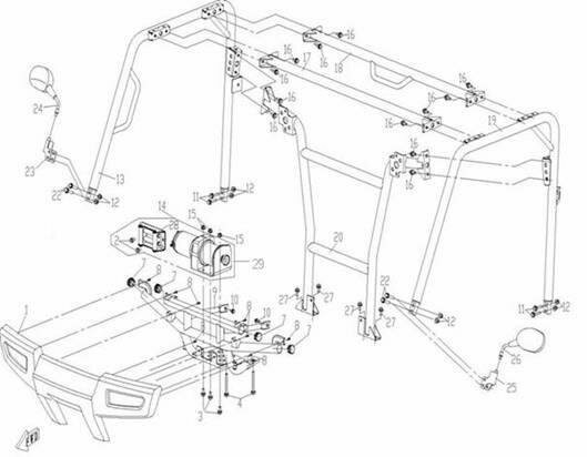 Šroub M10×1.25×20
