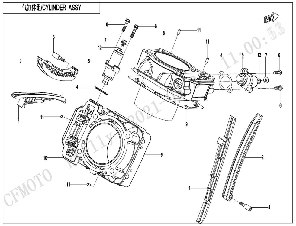Těsnění pod válec
